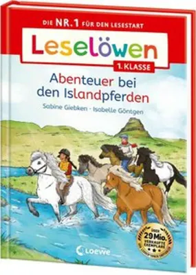 Produktbild von Leselöwen 1. Klasse - Abenteuer bei den Islandpferden