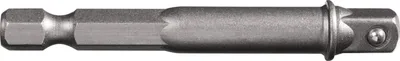 Immagine prodotto di Adattatore con esagono di entrata da 1/4" e quadrato di uscita da 1/4", lunghezza 65 mm
