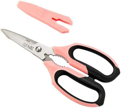 Obrázek produktu pro Kuchyňský nůž 8" z nerezové oceli, růžový, na maso, zeleninu a bylinky