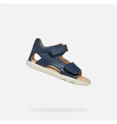 Produktbild von Geox Dunkelblaue Barfußsandalen für Jungen, Modell Sandal Steppieup 27
