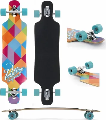 Produktbild von Spannungsabfall durch Longboard mehrfarbig 39