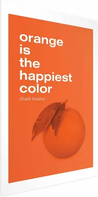 Produktbild von Posterpapier Poster - The Happiest Colour 29.7x42 cm Text j-A-0074-ao-a