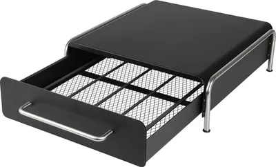 Produktbild von Kapselspender für die Kaffeemaschine - Kaffeekapsel Halter Aufbewahrungsbox für 36 Kaffeekapseln Schwarz