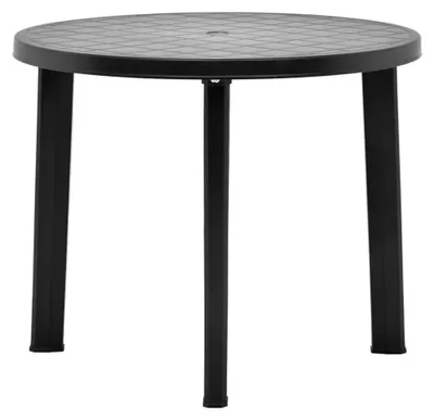 Produktbild von Gartentisch Anthrazit 89 cm Kunststoff Gartenmöbel