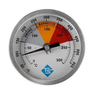 Produktbild von 0-300 Grad Celsius Edelstahl BBQ Grill Thermometer Temperaturanzeige