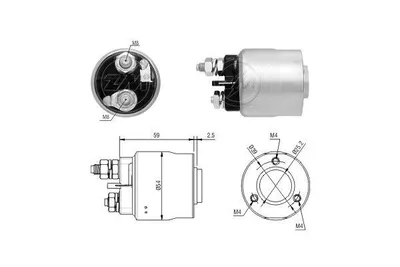 Zdjęcie produktu dla Przełącznik elektromagnetyczny, rozrusznik od ERA (ZM1493) Przełącznik układu rozrusznika