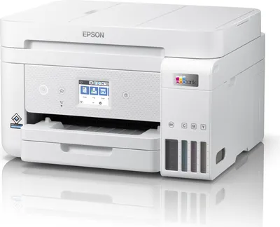 Produktbild von Epson EcoTank ET-4856, Tintenstrahl, Farbdruck, 4800 x 1200 DPI, A4, Direktdruck, Weiß