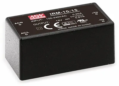 Immagine prodotto di Alimentatore MEAN WELL AC/DC IRM-10-3.3, 3.3 V-/2.5 A, 8.2 W