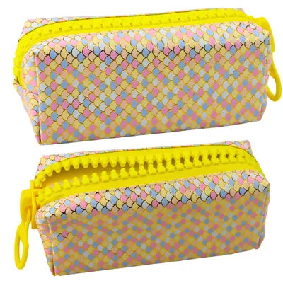 Obrázok produktu pre Školský organizér na peračníky vzor morská panna veľký farebný zips 21x8cm