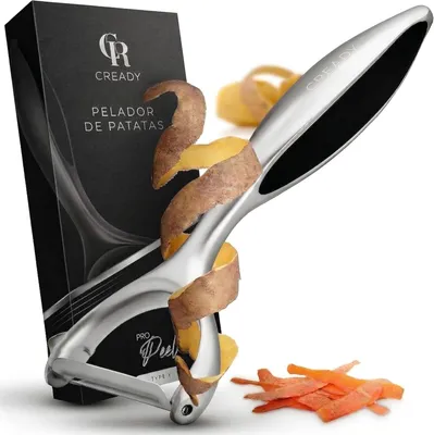 Productafbeelding van Aardappelschiller Y-vorm, RVS mes, antislip handvat, voor keuken
