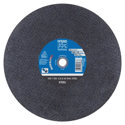 Zdjęcie produktu dla PFERD Rail cut-off wheel SG RAIL STEEL, 35 cm, 10 szt.