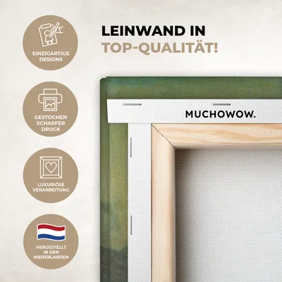 Produktbild von MuchoWow® - Leinwandbilder - Mona Lisa - Leonardo da Vinci, Wandbild, Wanddeko Bilder Wohnzimmer, 60x90 cm