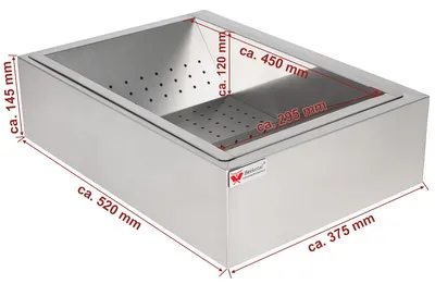 Produktbild von Beeketal Pommes Abtropfschale Frittierseiher Pommessieb BPAS-1