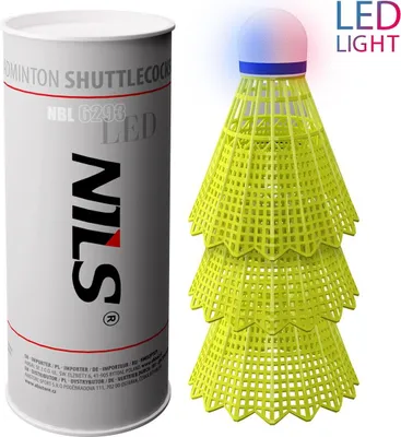 Obrázok produktu pre Bedmintonové loptičky NILS NBL6293 s LED 3 ks