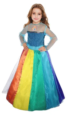 Barbie Regenbogen-Prinzessin Kostüm, Kleid, 3-4 Jahre