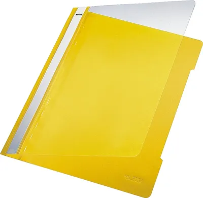 Imagen del producto de LEITZ 4191-00-15 25 – Archivadores de plástico LEITZ, color amarillo, formato DIN A4