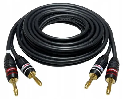 Produktbild von Vitalco LAK10 Lautsprecherkabel 2x Bananenstecker 5m