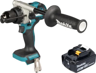 Zdjęcie produktu dla Makita DHP 492 T1 akumulatorowa wiertarko-wkrętarka udarowa 18 V 141 Nm bezszczotkowa + 1x akumulator 5,0 Ah - bez ładowarki