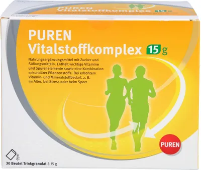 Image de PUREN Complexe de substances vitales, granulés à boire, 30 pcs. Sachets