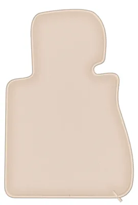 Produktbild von DURBAN Beige Velours-Fahrerfußmatte für BMW 7 E65 Limousine (2001-2008)