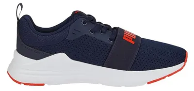Produktbild von Puma - Kinder Sneaker "Wired Run" PP6000 (38 EU) (Dunkles Marineblau/Weiß)
