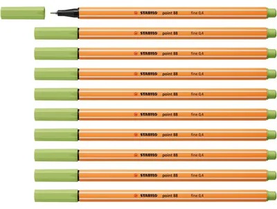 Produktbild von STABILO Fineliner -  point 88 - 10er Pack - pistazie