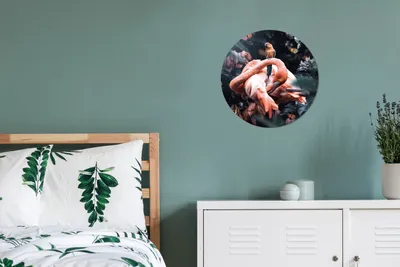 Produktbild von MuchoWow® - Schlafzimmer - Bilder - Der Kreis - Kunst für die Wohnung - Plastik - Kunstdruck - Wandbild