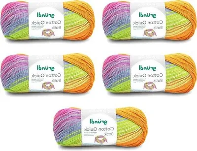 Produktbild von Wolnadelgaren aus 100% Baumwolle - 100 g/260 m - Vielfarbig