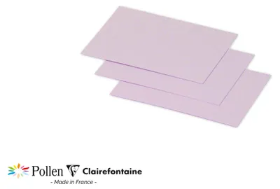 Produktbild von Clairefontaine Karte Mini 70x95 Pollen glyzinienblau