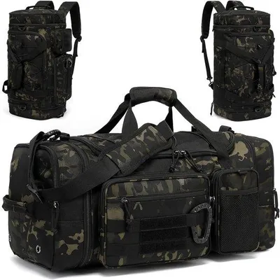 Produktbild von Unyqoos® Erweiterbarer Sport- und Reisetasche mit Schuhfach und Rucksackfunktion