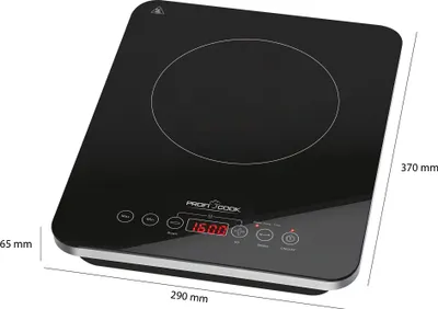 Image de ProfiCook EKI 1062 Noir Comptoir Plaque de cuisson zone à induction 1 zone(s)