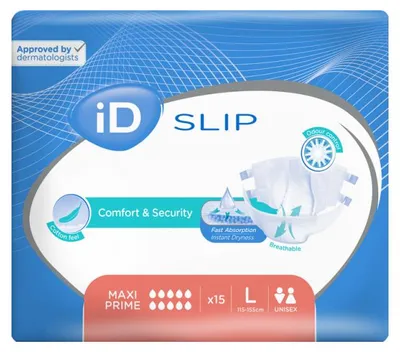 Image de ID Expert Slip Maxi Prime Large - 6 paquets de 15 protections
