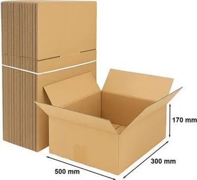 Zdjęcie produktu dla Pakiet - Karton Klapowy 500x300x170mm - 50szt.