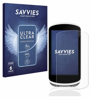 Produktbild von 6x Für Garmin Edge 1030 Schutzfolie Savvies Displayschutz Display Schutz Folie Klar Transparent