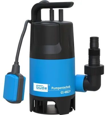 Productafbeelding van Dompelpomp vuil water - 400 W - 7500 l/u - Vlotterschakelaar - Blauw en zwart