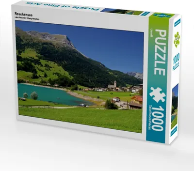 Produktbild von Calvendo Reschensee 1000 Teile Puzzle quer 640x480mm, CALVENDO; 7438327