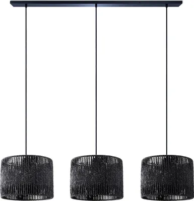 Produktbild von Pendelleuchte Esstisch Korb Boho Hängelampe Esszimmer Lampe E27 Rattan