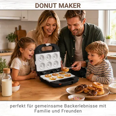 Immagine prodotto di Donut Maker Perom mit Keramik Wechselplatten Antihaftbeschichtung