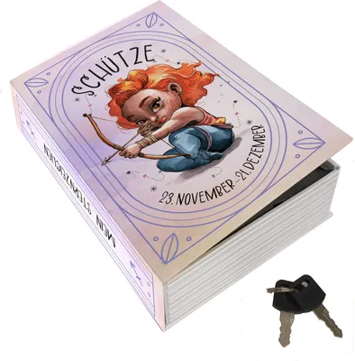 Produktbild von Mein Sternzeichen Booksafe L - Schütze