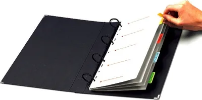 Produktbild von Registertaben selbstklebend non-permanent farbig sortiert 12x40mm 48 Stück