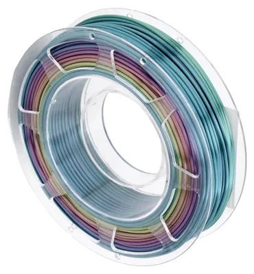 Produktbild von Regenbogen-PLA-Filament in Seidenverlaufsfarben, 1,75 mm für FDM-3D-Drucker