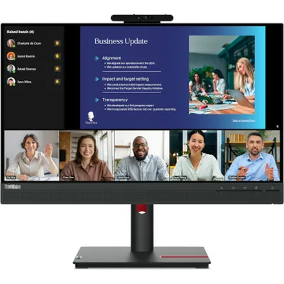 Obrázek produktu pro Lenovo ThinkVision T24v-30, 60,5 cm (23.8"), 1920 x 1080 px, Full HD, LED, 6 ms, Černá