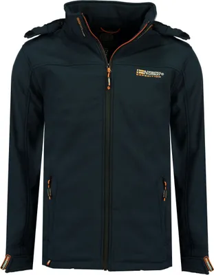 Produktbild von Geographical Norway Herren Softshell Übergangsjacke Model: Takeni Farbe: Blau, Größe L