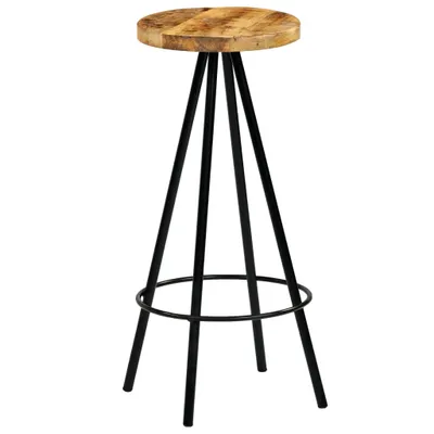 Produktbild von vidaXL Barhocker 2 Stk. Massivholz Mango
