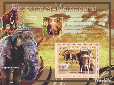 Produktbild von Briefmarken Guinea 2007 Mi Block 1206 (kompl. Ausgabe) postfrisch Asiatischer Elefant