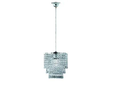 Produktbild von Reality|Trio Pendelleuchte, D=25cm, H=35cm Chrom/Klar