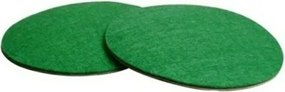 Produktbild von Pegasi Airhockey Table Pushers 96mm - 2 Stück - Filzpads - Selbstklebende Filzaufkleber für Airhockey Pushers - Air Hockey Table für Zuhause - Airhockey Zubehör - Airhockey Tisch