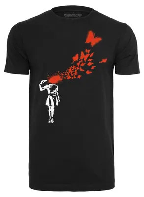 Produktbild von Banksy - "Brandalised" T-Shirt für Herren TN3523 (S) (Schwarz)