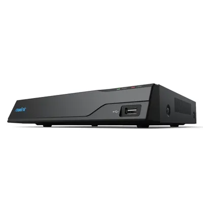 Image de Reolink NVS8(NHD) - NVR PoE à 8 canaux pour l'enregistrement 24/7, supporte jusqu'à 16MP, pas de disque dur intégré, capacité de stockage jusqu'à 12TB