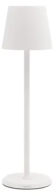 LED-Tischleuchte mit Dimmer, kabellos, USB, 38 cm, Weiß